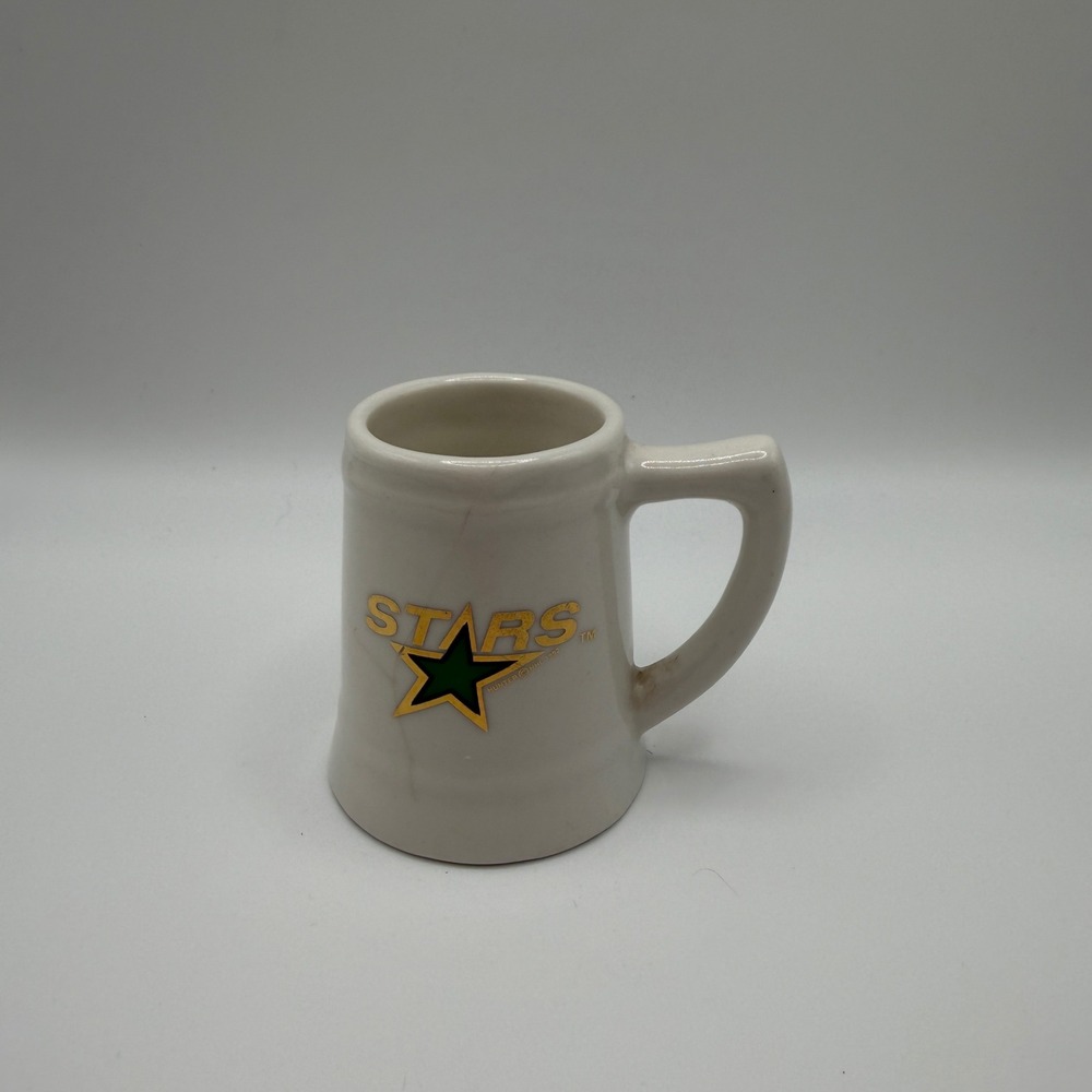Vintage 1992 Dallas Stars NHL Mini Mug Toothpick Holder Hunter Ceramic - Picture 2 of 11